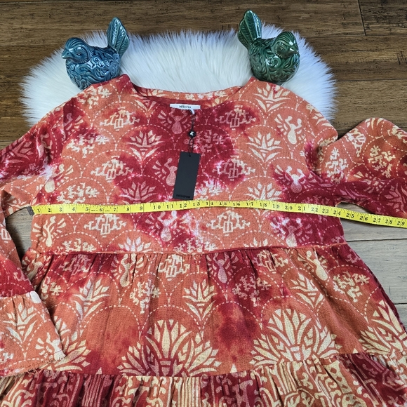 One Teaspoon Babylon Magique Mini Babydoll Dress Medium - Picture 14 of 16